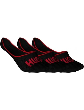 HUGO 3 PSL NERO Pánske čierne ponožky (50514921-001)