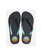 Plážové šľapky RIP CURL Wetty Fade Bloom Open Toe, čierne