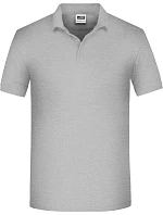 Daiber JN 874 Pánske pracovné polo z bio piqué 02.0874 šedá melírovaná Daiber JN 874 Pánske pracovné polo z bio piqué 02.0874 šedá melírovaná