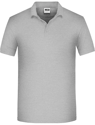 Daiber JN 874 Pánske pracovné polo z bio piqué 02.0874 šedá melírovaná Daiber JN 874 Pánske pracovné polo z bio piqué 02.0874 šedá melírovaná