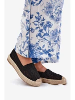 Espadryle Damskie Na Platformie Vinceza 17392 Czarne
