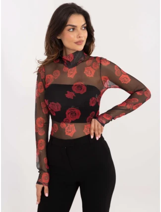 Blúzka DHJ BZ 18275 2.61 čierna a červená Blúzka DHJ BZ 18275 2.61 čierna a červená