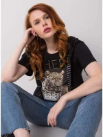 Tričko HB TS 3051.64P čierna Tričko HB TS 3051.64P čierna