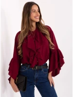 MI košeľa KS 32330.05P bordová