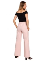 M680 Top bez rukávov s uzlovým výstrihom - čierny