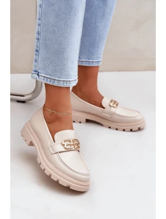 Dámske mokasíny CM09P / 206807 Light beige - Seastar Dámske mokasíny CM09P / 206807 Light beige - Seastar