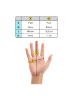 Zimné rukavice Meteor Nevis L čierne