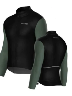 Biemme CLIMB tričko s dlhým rukávom čierna zelená XXL