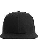 Atlantis Headwear James 6-panelová čiapka s výložkou 33.0108 čierna Atlantis Headwear James 6-panelová čiapka s výložkou 33.0108 čierna