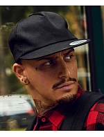 Flexfit 6502 5-panelová čiapka typu snapback 55.6502 čierna Flexfit 6502 5-panelová čiapka typu snapback 55.6502 čierna