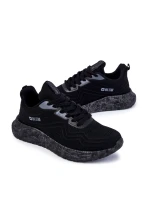 Lekkie Męskie Buty Sportowe Big Star KK174018 Czarne