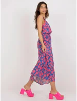 Dámske šaty D73771R30391A ružová a modrá - FPrice