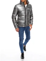 Pánska zimná bunda tmavosivá FashionStreet TX3860 Pánska zimná bunda tmavosivá FashionStreet TX3860