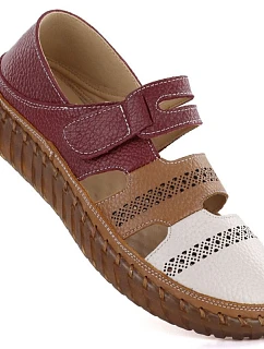 Pohodlná kožená poltopánka so suchým zipsom Artiker 58C1500