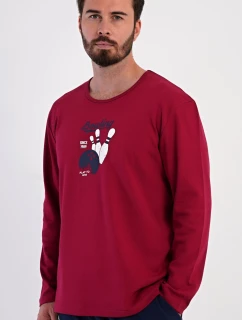 Pánske dlhé pyžamo Bowling