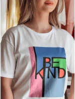 Dámske tričko s potlačou KINDBE white FashionStreet RY2614