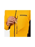 Pánska mikina ROSSIGNOL BLACKSIDE MIX FZH FLEECE, žltá