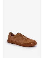 Trampki Męskie Zamszowe Big Star NN174186 Camel