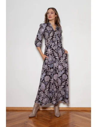 Dámske šaty s dlhým rukávom SUK205 - Lanti