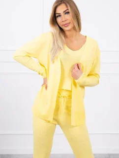 Súprava svetrov 3-dielna žltá