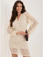 Šaty MI SK 3320.90 svetlo béžové