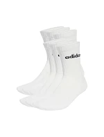 Adidas Linear Crew ponožky s polstrovaním 6 párov JL6096