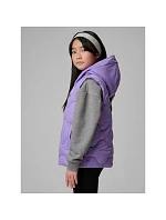 Dievčenská bunda bez rukávov s kapucňou 4F 4FJRSS26TVJAF355-51S deti