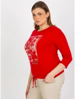 Dámska blúzka RV BZ 8470.93P červená - FPrice Dámska blúzka RV BZ 8470.93P červená - FPrice