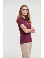 Russell Athletic 566F Dámske elastické piqué polo tričko 10.566F bordová Russell Athletic 566F Dámske elastické piqué polo tričko 10.566F bordová