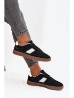 Zamszowe Sneakersy Damskie Vinceza 14029 Czarne