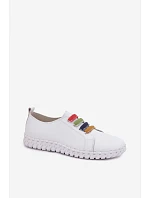 Dámske kožené poltopánky Vinceza 95376 White Dámske kožené poltopánky Vinceza 95376 White