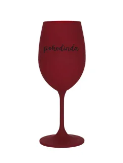 POHODINDA - bordó sklenice na víno 350 ml