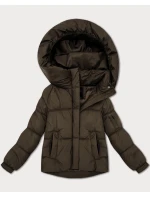 Dámska prechodná bunda oversize S'West hnedá (B2003-48)
