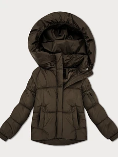 Dámska prechodná bunda oversize S'West hnedá (B2003-48)