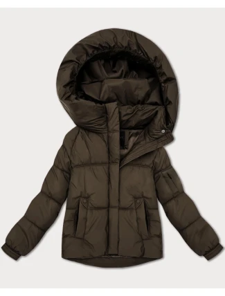 Dámska prechodná bunda oversize S'West hnedá (B2003-48)