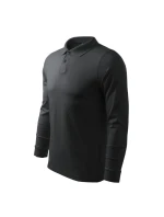 Malfini Single J. LS M MLI-21194 ebony grey polokošeľa