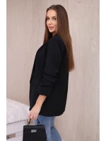 Bunda s klopami elegantná čierna