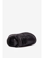 Detská športová obuv z eko kože Black Liora Detská športová obuv z eko kože Black Liora