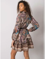 Šaty DHJ SK 15053.61 čierna a béžová