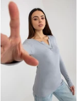Dámska blúzka EM BZ 784.33P sivá - FPrice Dámska blúzka EM BZ 784.33P sivá - FPrice