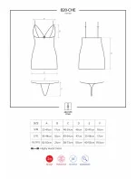 Košieľka 820-CHE chemise - Obsessive Košieľka 820-CHE chemise - Obsessive