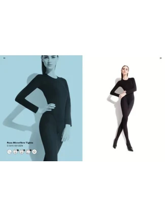 Dámske klasické ružové pančuchy C 5111 60 den - Fiore