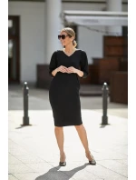 Dámske šaty M332/1 black - La Aurora Dámske šaty M332/1 black - La Aurora