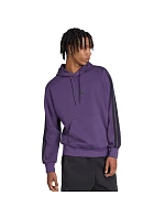 Pánska mikina adidas Essentials 3-Stripes Fleece Sweatshirt purple JX0740 pánska
