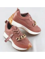 Ružové športové topánky s retiazkou (N-206)