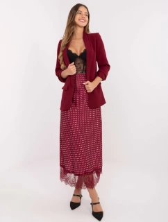 Sukňa MI SD 4213.52 bordová