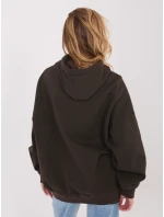 WT BL mikina A1066.53 tmavohnedá