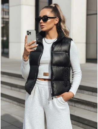 Dámska prešívaná vesta WILLOW black FashionStreet TY3796 Dámska prešívaná vesta WILLOW black FashionStreet TY3796
