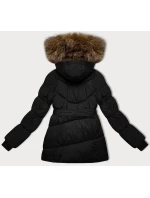 Dámska prechodná bunda bomber J Style čierno-béžová (5M3238-392B)