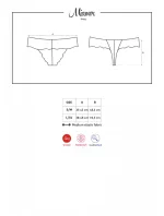 Dámske tangá Miamor - Obsessive